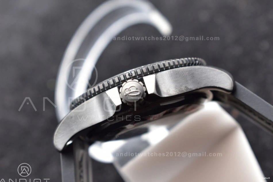 Automatic Strap Superocean Black 1:1 Bezel On Black Edition Dial Best A2824 Black TF 44 Rubber 0523